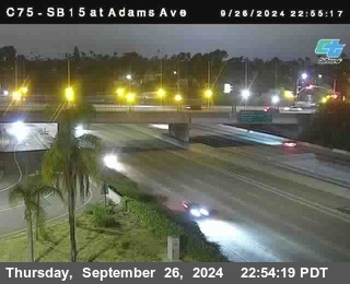 SB 15 at Adams Ave (On Ramp)