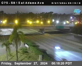 SB 15 at Adams Ave (On Ramp)