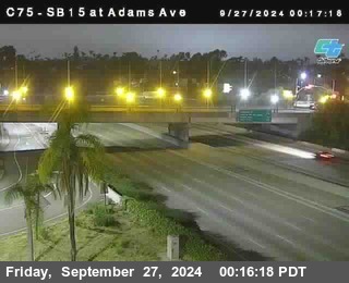 SB 15 at Adams Ave (On Ramp)