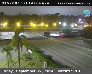 SB 15 at Adams Ave (On Ramp)