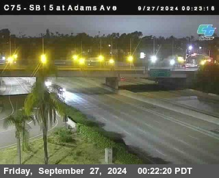 SB 15 at Adams Ave (On Ramp)