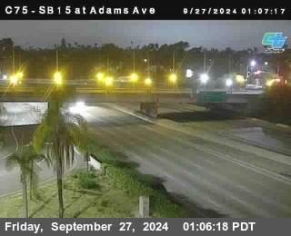 SB 15 at Adams Ave (On Ramp)