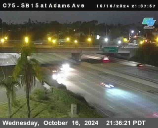 SB 15 at Adams Ave (On Ramp)