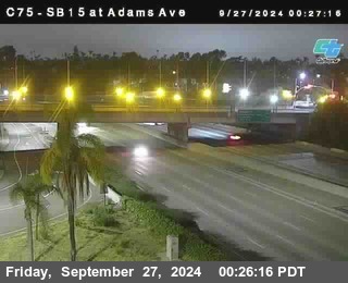 SB 15 at Adams Ave (On Ramp)