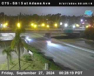 SB 15 at Adams Ave (On Ramp)