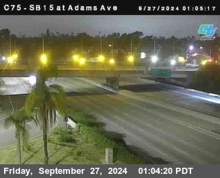 SB 15 at Adams Ave (On Ramp)