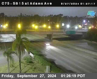 SB 15 at Adams Ave (On Ramp)