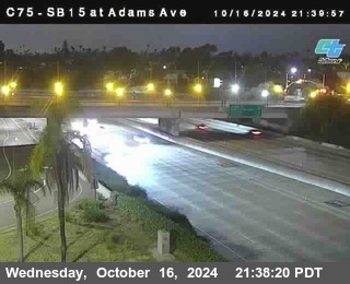 SB 15 at Adams Ave (On Ramp)