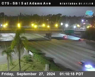 SB 15 at Adams Ave (On Ramp)