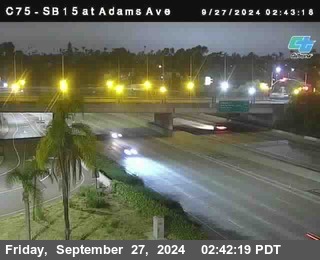 SB 15 at Adams Ave (On Ramp)