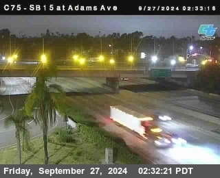 SB 15 at Adams Ave (On Ramp)