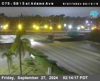 SB 15 at Adams Ave (On Ramp)