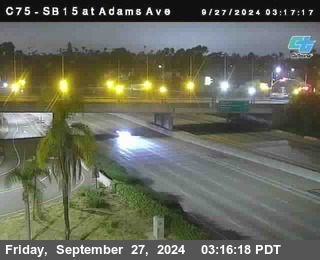 SB 15 at Adams Ave (On Ramp)