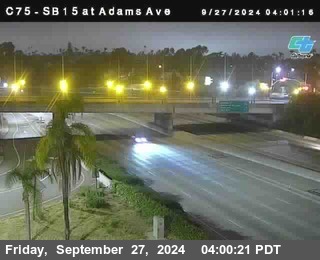 SB 15 at Adams Ave (On Ramp)