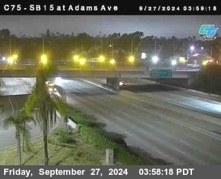 SB 15 at Adams Ave (On Ramp)