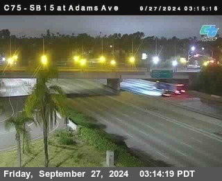 SB 15 at Adams Ave (On Ramp)