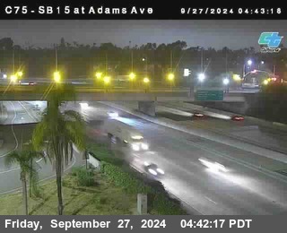 SB 15 at Adams Ave (On Ramp)