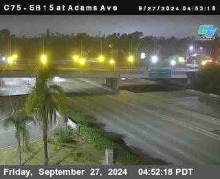 SB 15 at Adams Ave (On Ramp)