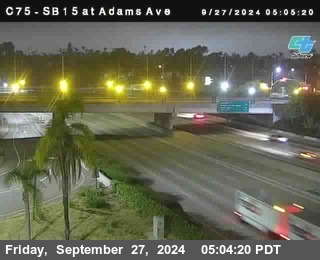 SB 15 at Adams Ave (On Ramp)