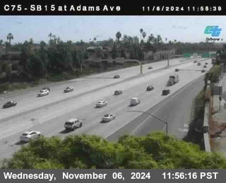 SB 15 at Adams Ave (On Ramp)