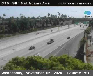 SB 15 at Adams Ave (On Ramp)