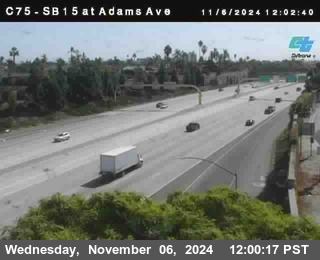 SB 15 at Adams Ave (On Ramp)