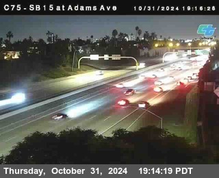 SB 15 at Adams Ave (On Ramp)