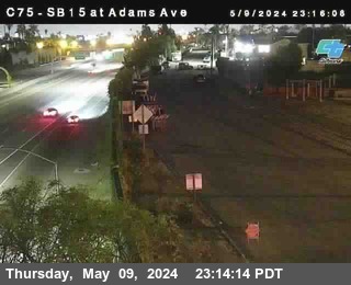 Timelapse image near (C 075) I-15 : Adams Avenue, San Diego 0 minutes ago