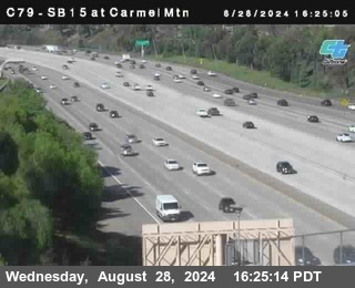 NB 15 at Carmel Mountain Rd.