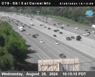 NB 15 at Carmel Mountain Rd.