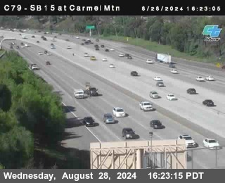 NB 15 at Carmel Mountain Rd.