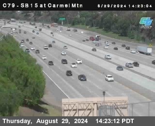 NB 15 at Carmel Mountain Rd.