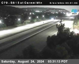 NB 15 at Carmel Mountain Rd.