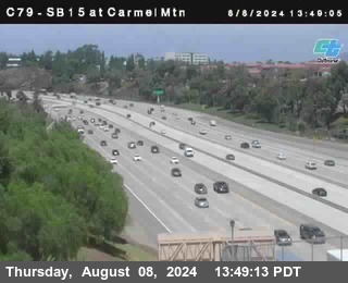 NB 15 at Carmel Mountain Rd.