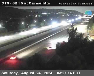 NB 15 at Carmel Mountain Rd.