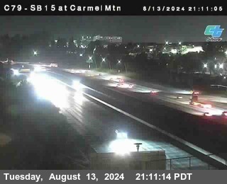 NB 15 at Carmel Mountain Rd.