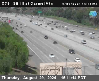 NB 15 at Carmel Mountain Rd.