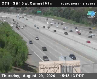 NB 15 at Carmel Mountain Rd.