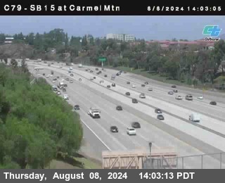 NB 15 at Carmel Mountain Rd.