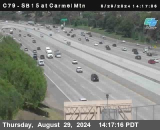 NB 15 at Carmel Mountain Rd.