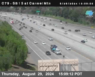 NB 15 at Carmel Mountain Rd.