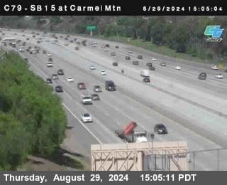 NB 15 at Carmel Mountain Rd.