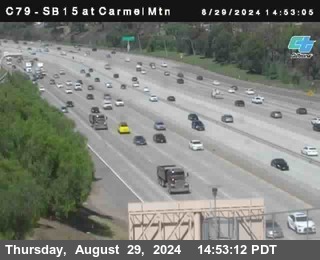 NB 15 at Carmel Mountain Rd.