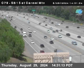 NB 15 at Carmel Mountain Rd.