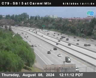 NB 15 at Carmel Mountain Rd.