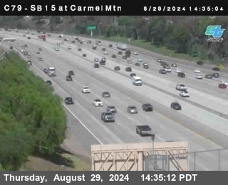 NB 15 at Carmel Mountain Rd.