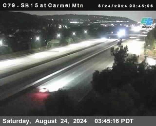 NB 15 at Carmel Mountain Rd.