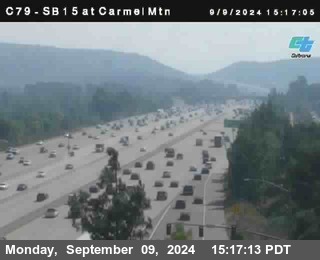 NB 15 at Carmel Mountain Rd.