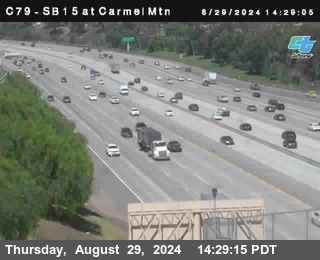 NB 15 at Carmel Mountain Rd.