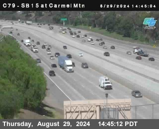 NB 15 at Carmel Mountain Rd.